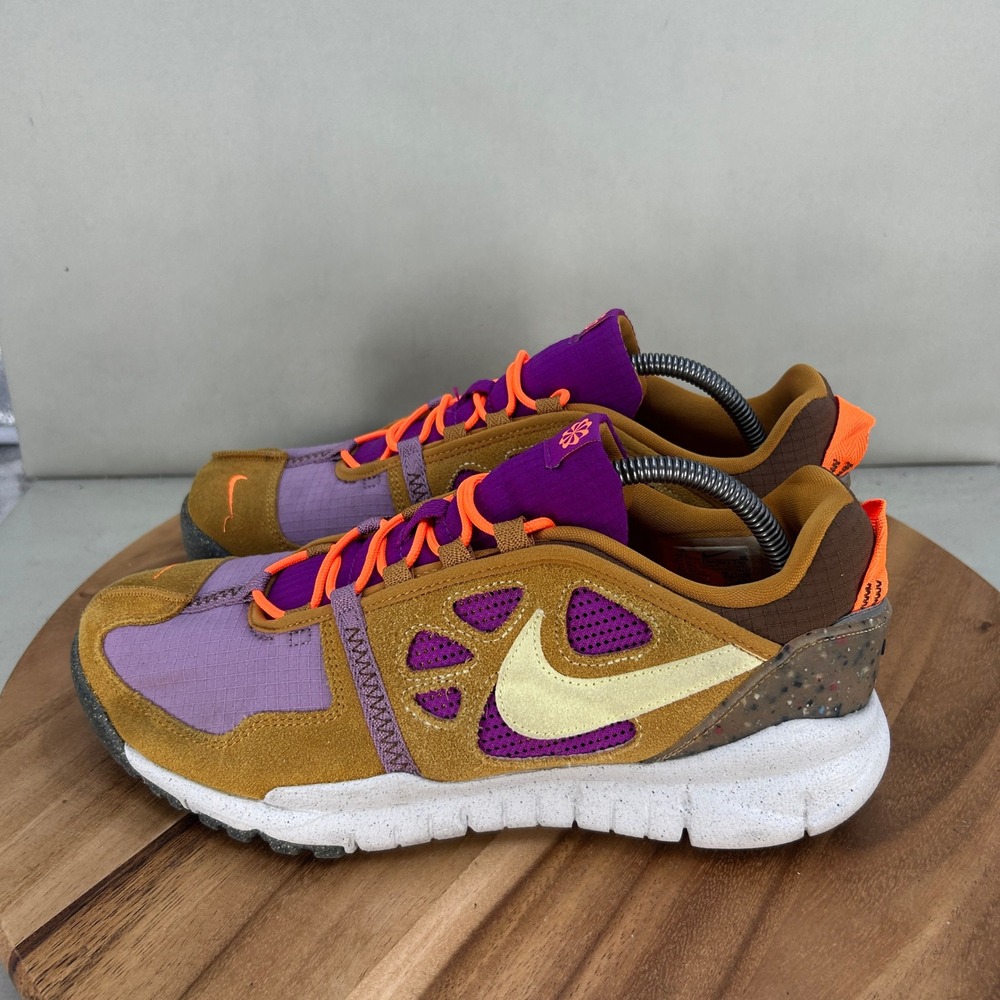 Nike Free Terra Vista Brown Purple Orange Sneakers DM0861-700 Mens Size 10.5 - Picture 3 of 7